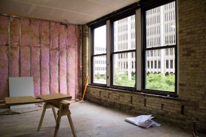 Waters Building - Waters Center renovation progress. Grand Rapids, MI