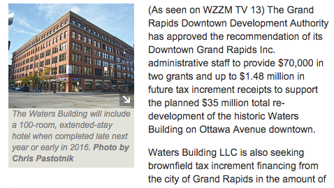 DDA supports $35M Waters Building project