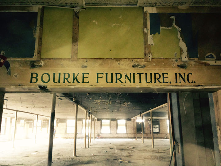 Bourke Furniture Signage Uncovered Today